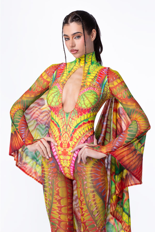 Apex Predator Keyhole Winged Catsuit