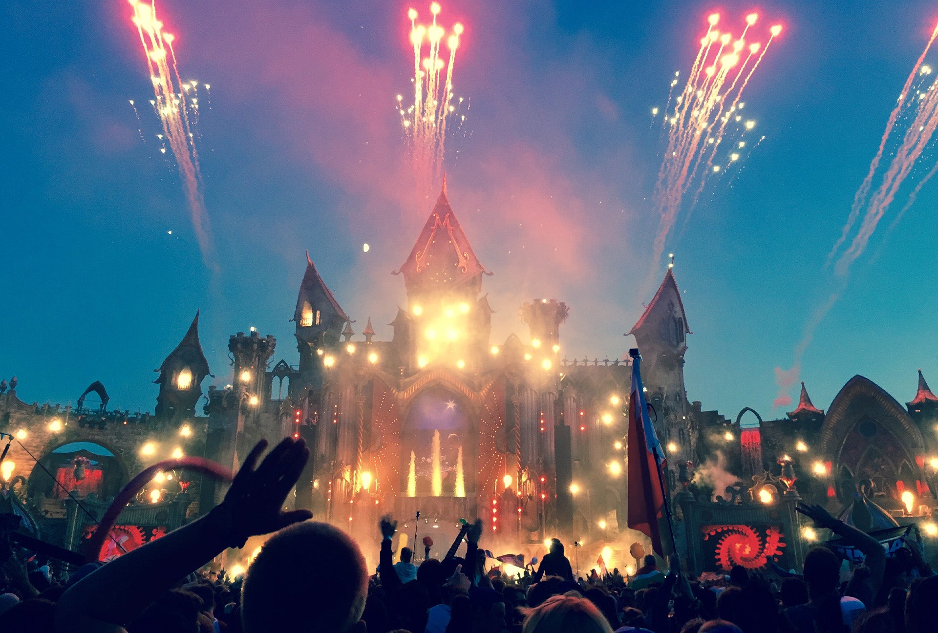 Tomorrowland music festival stage