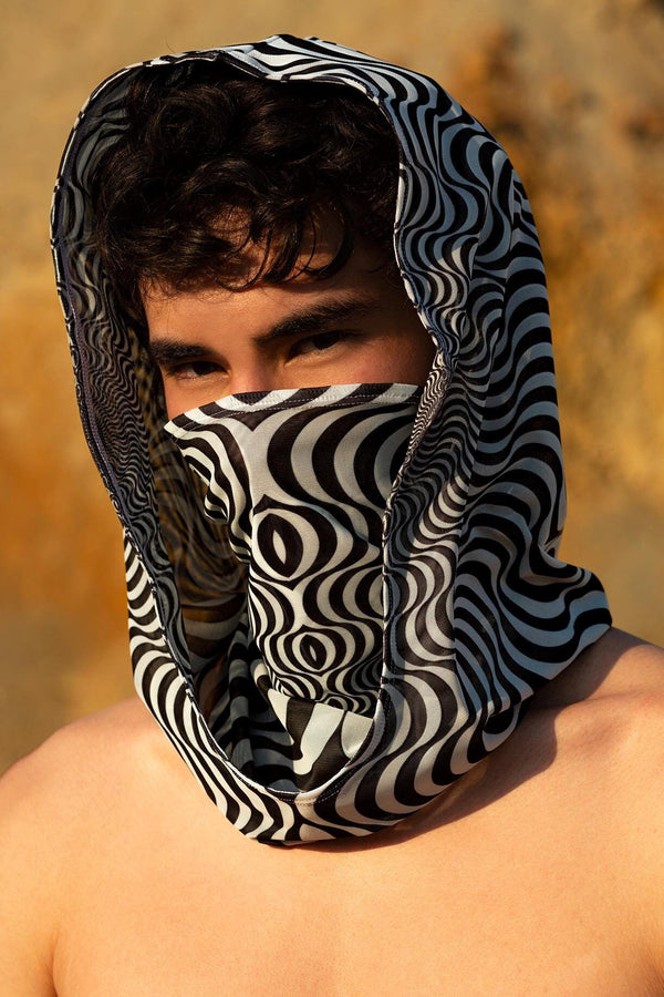 Holy Smoke Black Unisex doppelseitige Kapuze