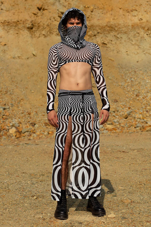 Holy Smoke Schwarzes Herren Kapuzenoberteil