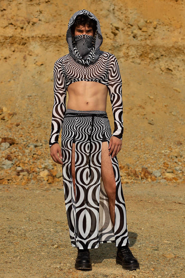 Holy Smoke Schwarzes Herren Kapuzenoberteil