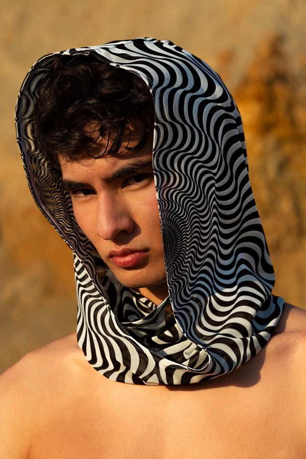 Holy Smoke Black Unisex doppelseitige Kapuze