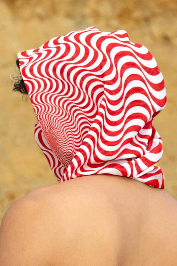 Holy Smoke White Unisex doppelseitige Kapuze