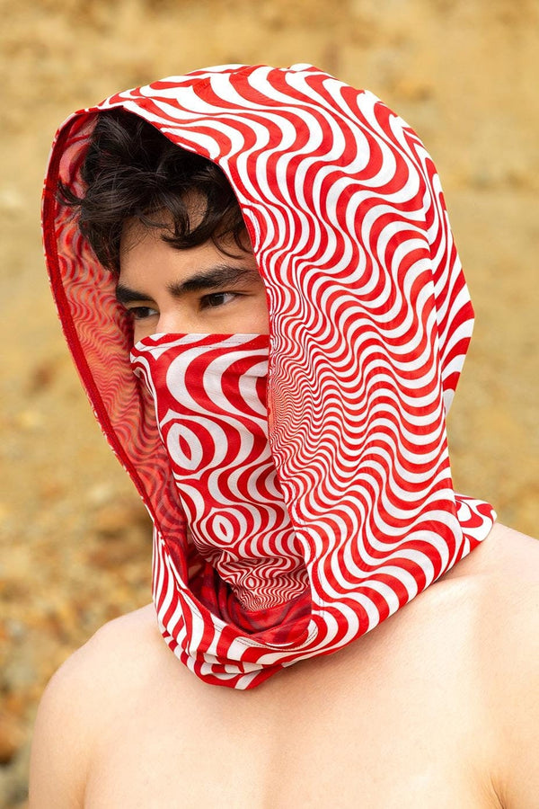 Holy Smoke White Unisex doppelseitige Kapuze