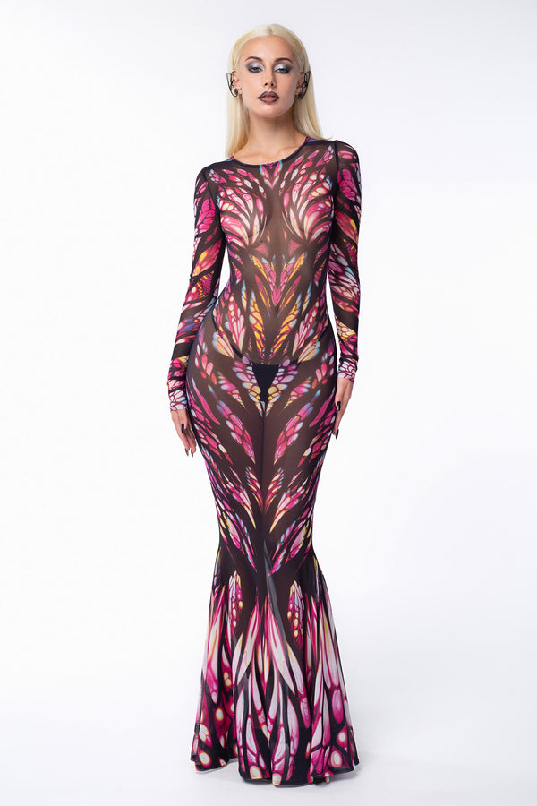 Trauernde Monarchin Meerjungfrau Kleid