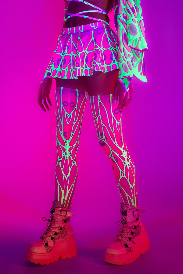 Fluttering Heights Magenta Micro Skort