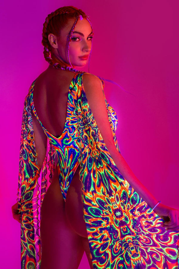 Tied & Dyed Flügel-Bodysuit