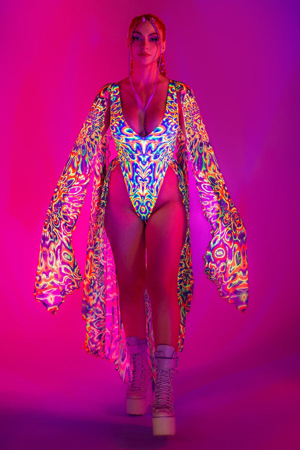 Tied & Dyed Flügel-Bodysuit