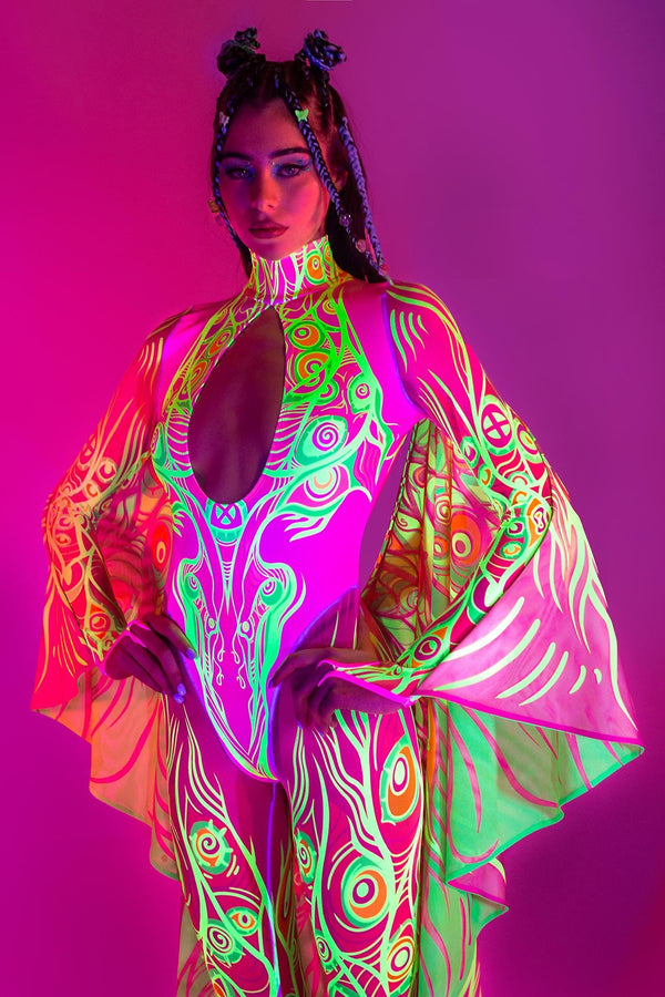 Voodoo Vision Schlüsselloch-Flügel-Catsuit