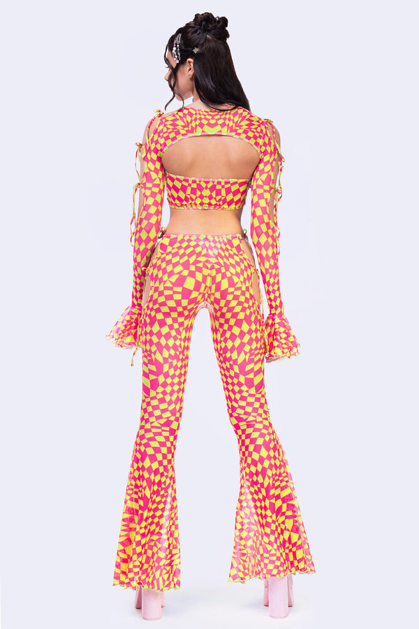 Square Up Ribbon Pant Set