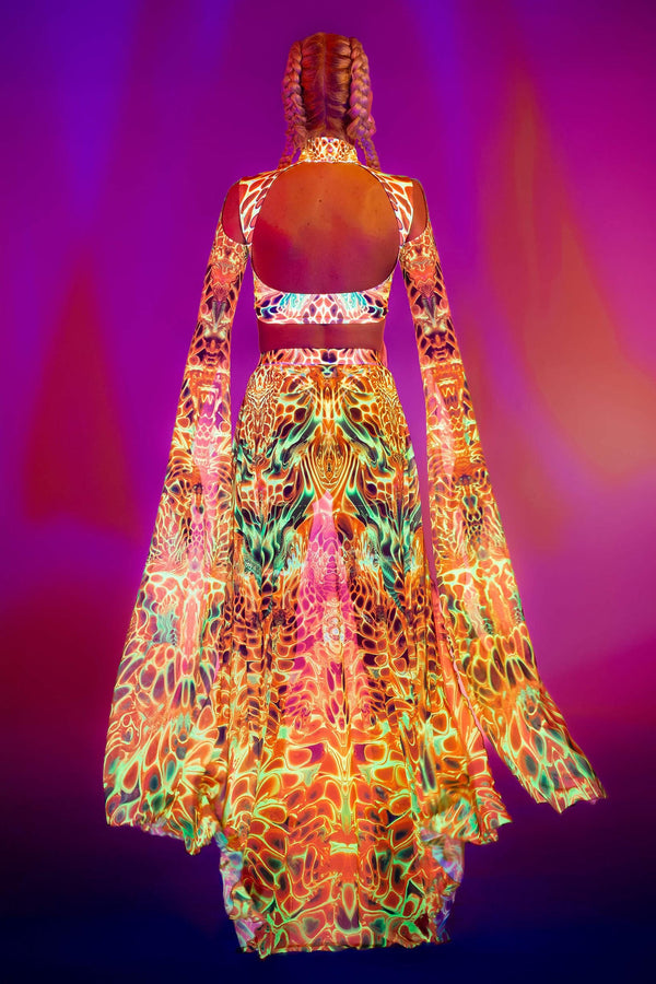 Ember Storm Maxi Sleeve Set