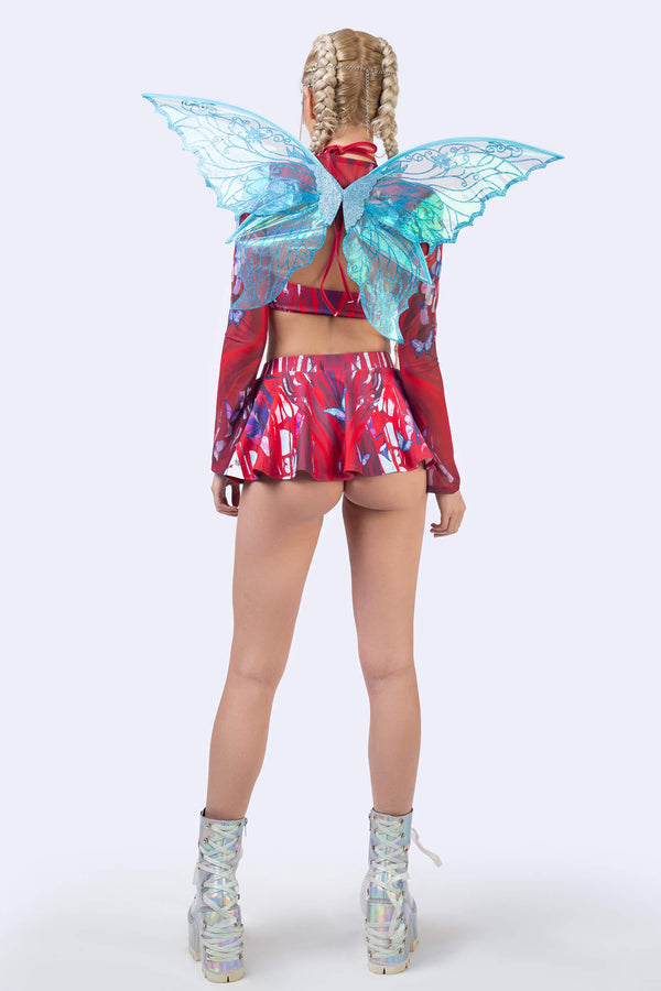 Cut the Cameras Micro Skirt Set