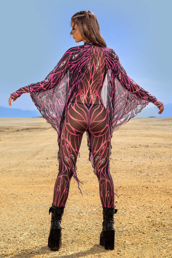 All Eyes On You Mesh Ninja Flowy Set