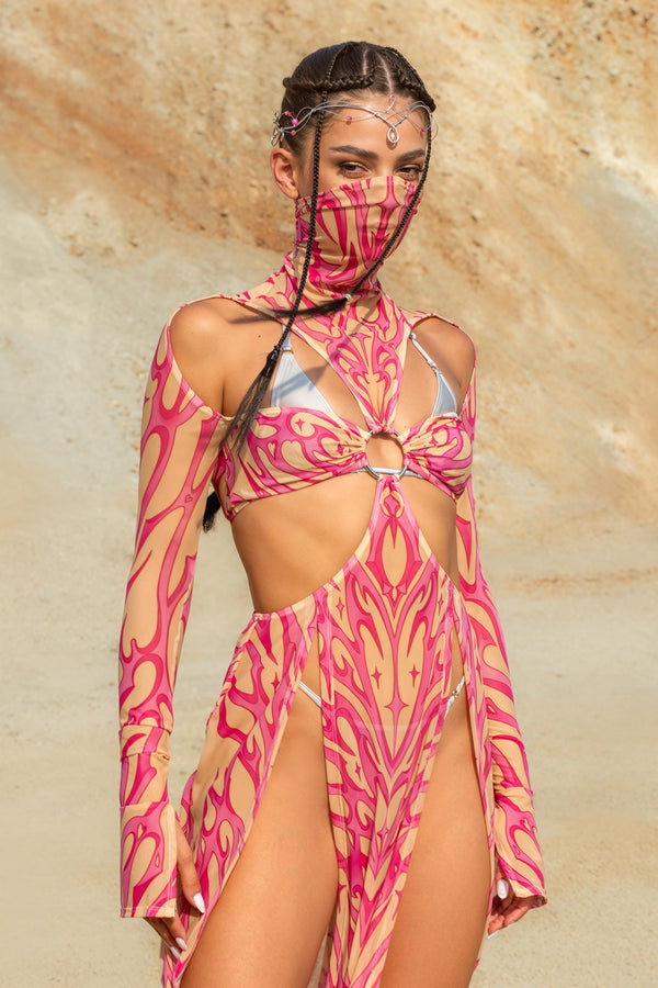 Nude Ashes Maxi Dress