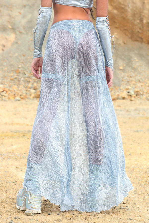 Hard To Get Lace Up Shorts With Train