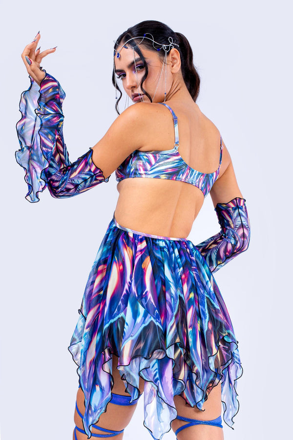 Soft Landing Asymmetrical Dress