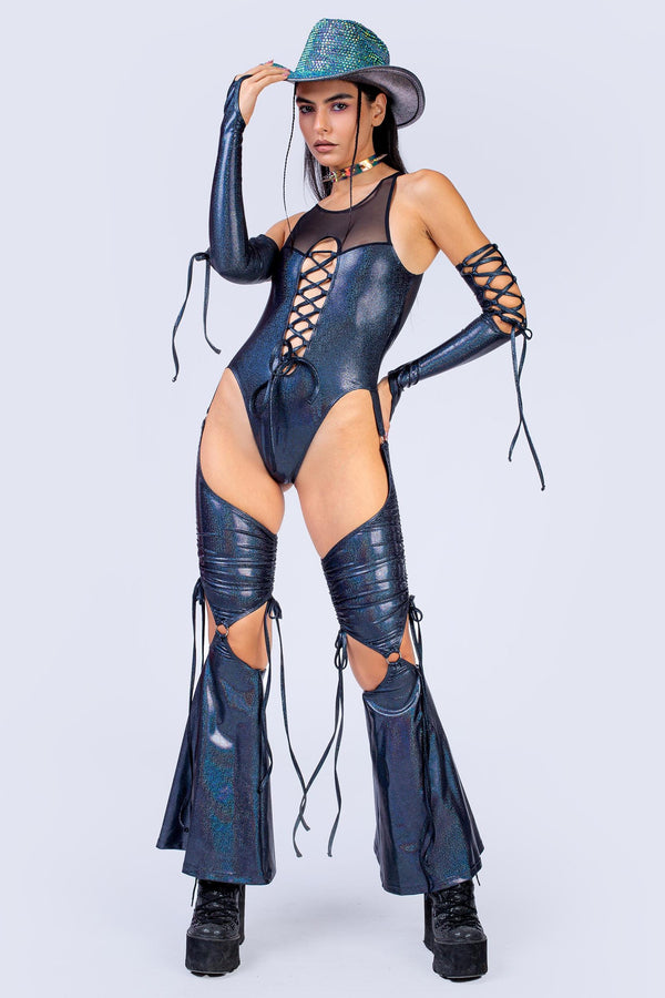 Wild Range Black Bodysuit