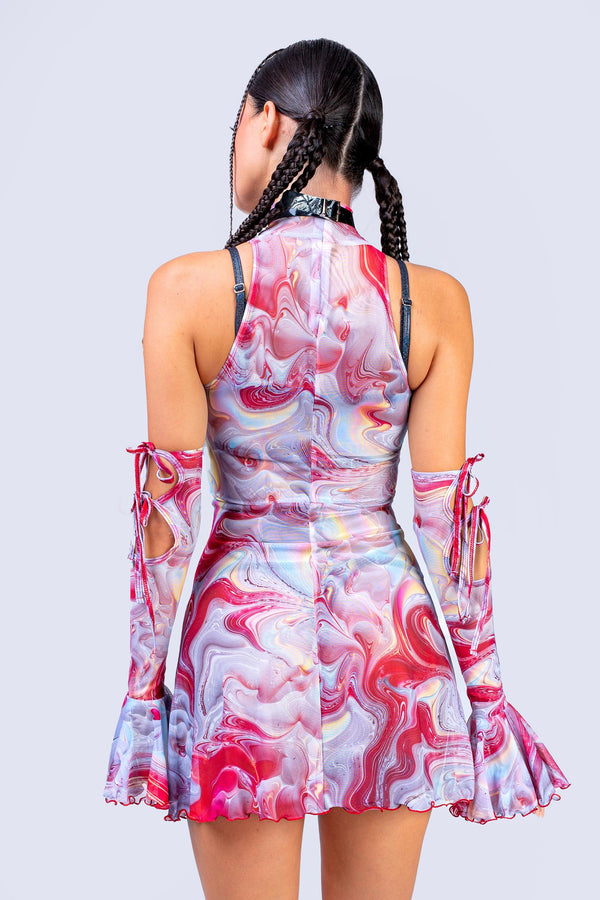 Ring Leader Ribbon Clown Dress