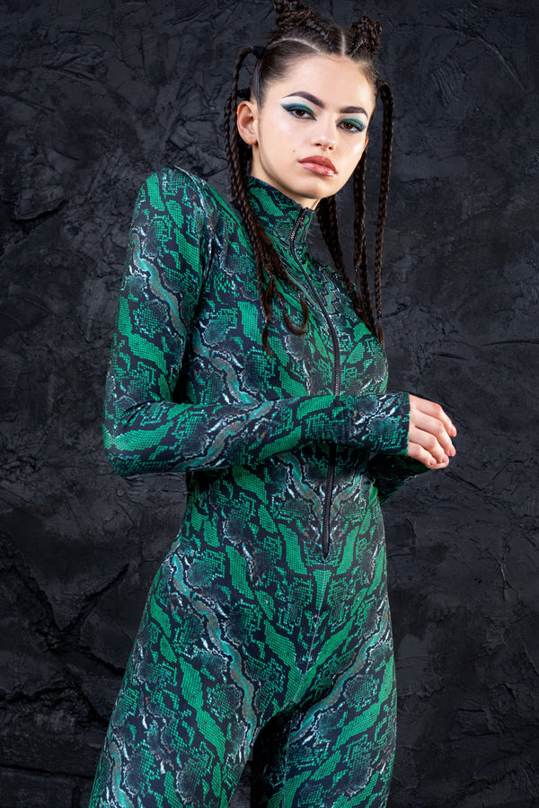 Sinnliches Schlangen-Pad-Kostüm