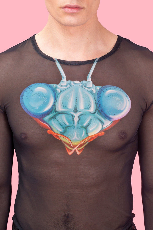 Hierodula Herren Mesh Top