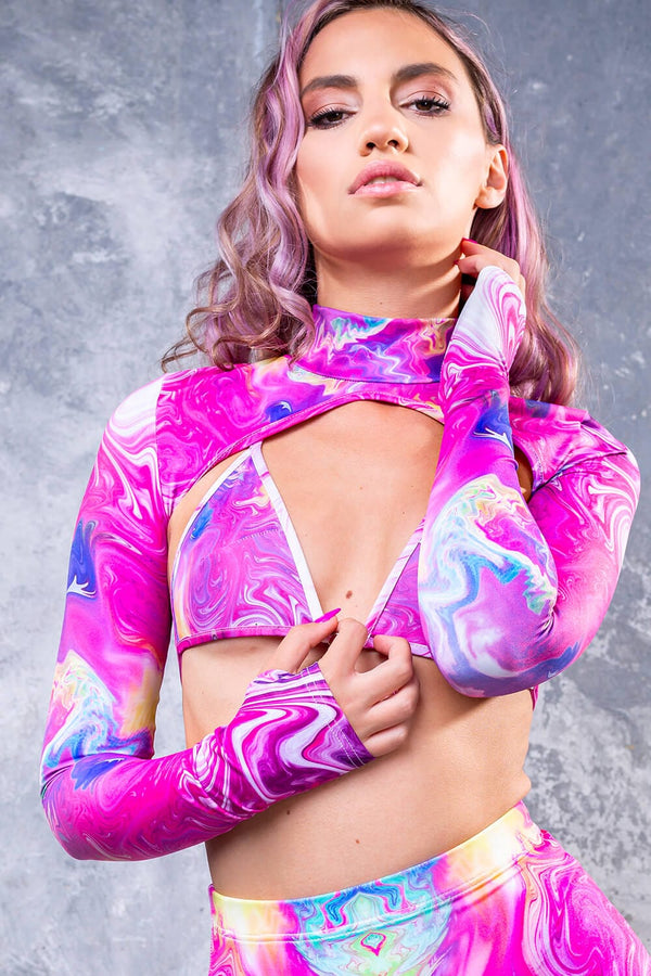 Candy Flip 2-teiliger Shrug-Top