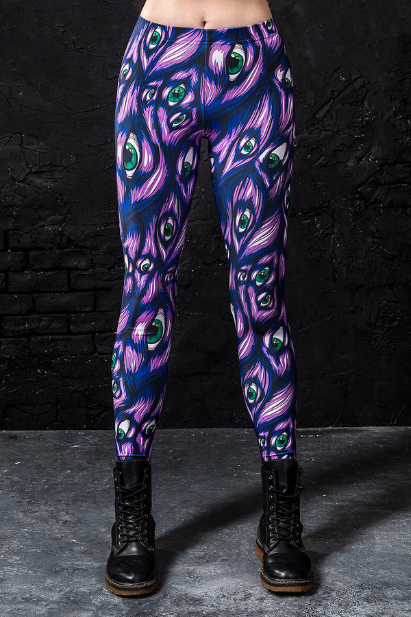 Ich sehe dich, lila Leggings