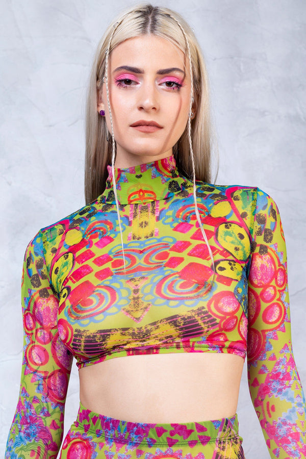 Oasis Mesh Rave Rock Set