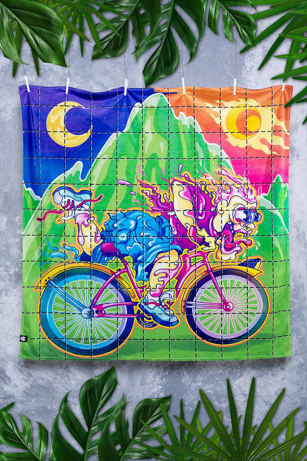 Bicycle Day Blotter XXL Handtuch