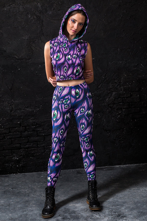 Ich sehe dich, lila Leggings