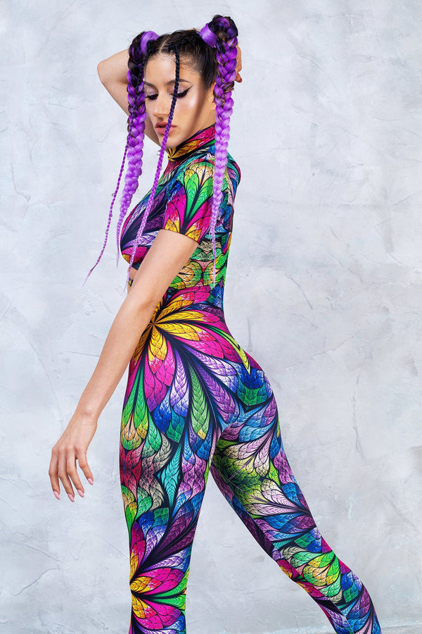 Unwahrscheinlicher Dschungel Vollkörperanzug mit Gurten