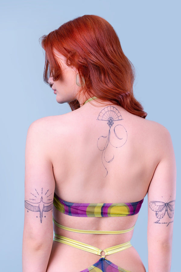 Junebug Halter Mesh Top