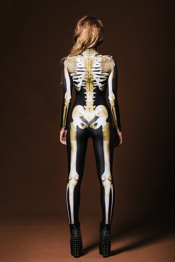 Friedhofs-Skelett-Kostüm