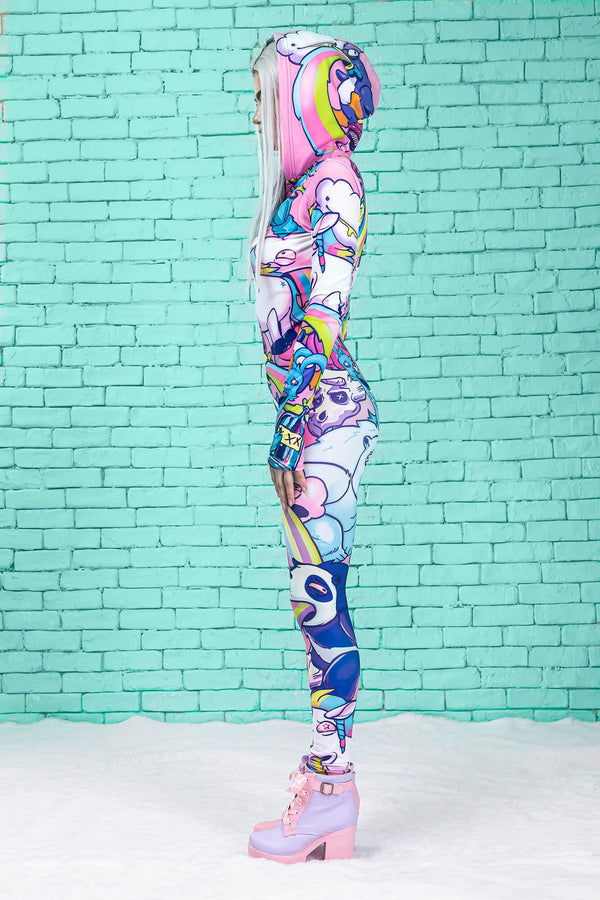 Sick Of You Fit Onesie (Pink)