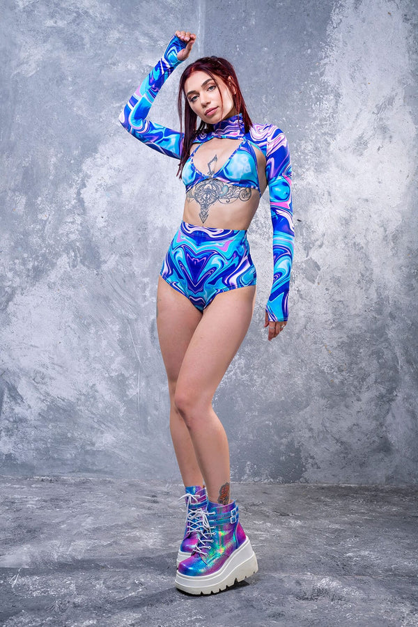 Fierce Fluid Rave HW Shorts