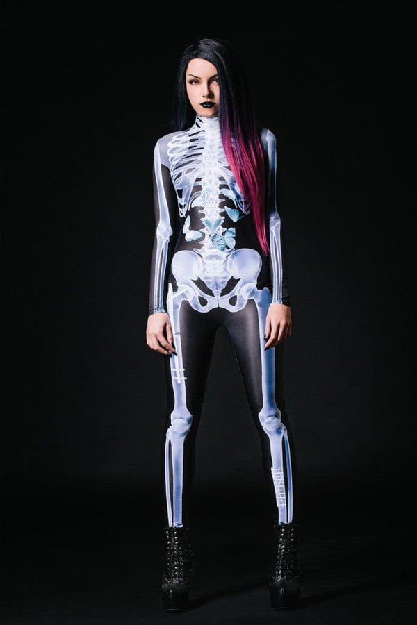 Röntgen-Skelett-Kostüm