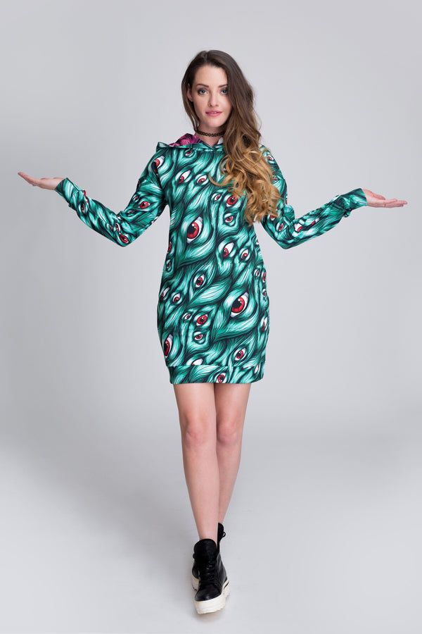 I See You Hoodie Grün