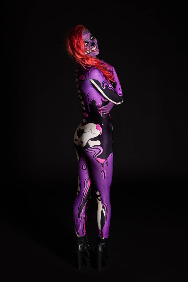 Lila Pop-Art-Kostüm