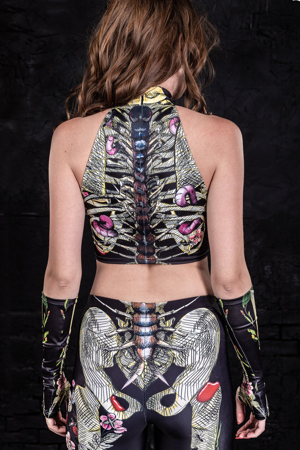 Earth Skeleton Fit Top SET