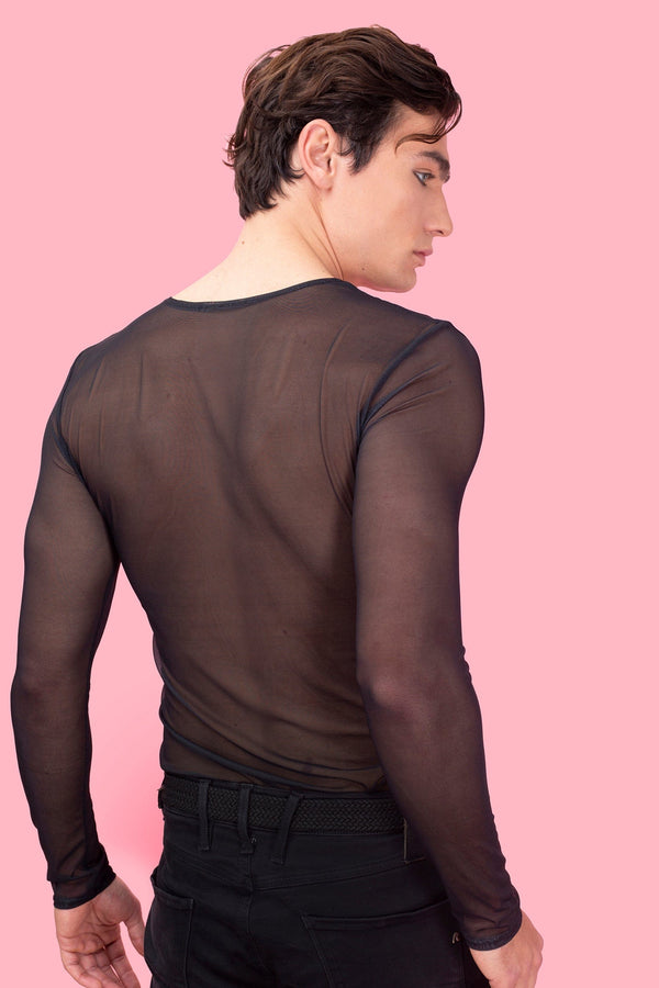 Hierodula Herren Mesh Top