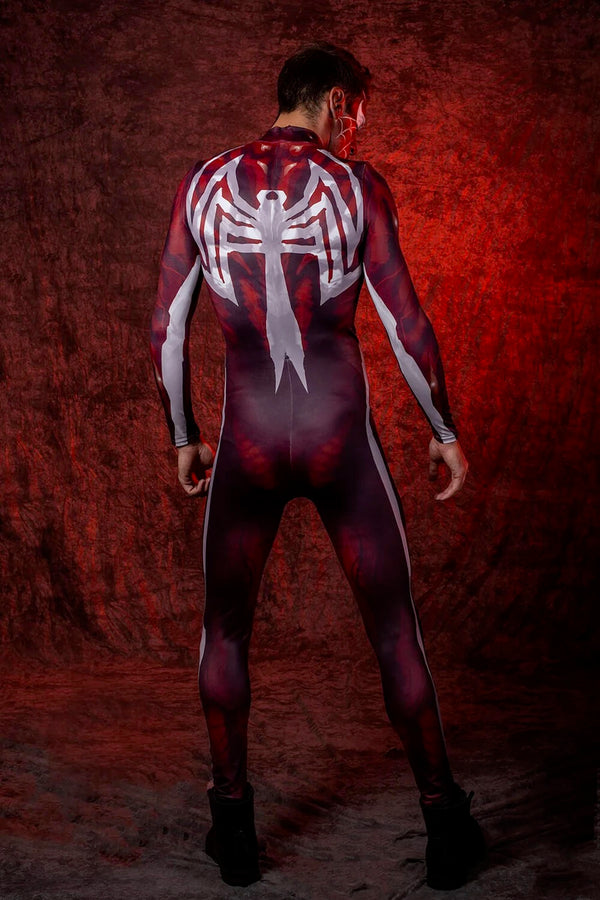 Rotes Spinnen-Männerkostüm