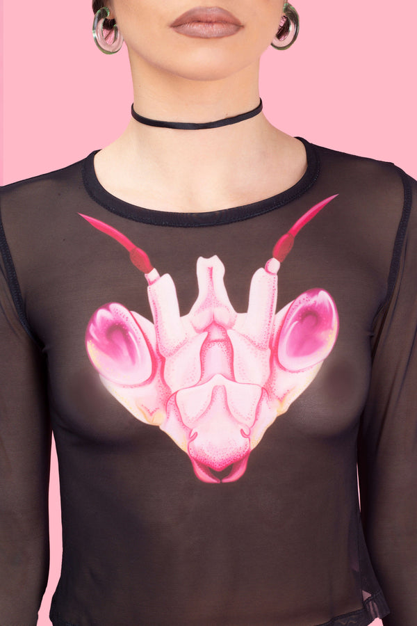 Hymenopus Mesh-Oberteil