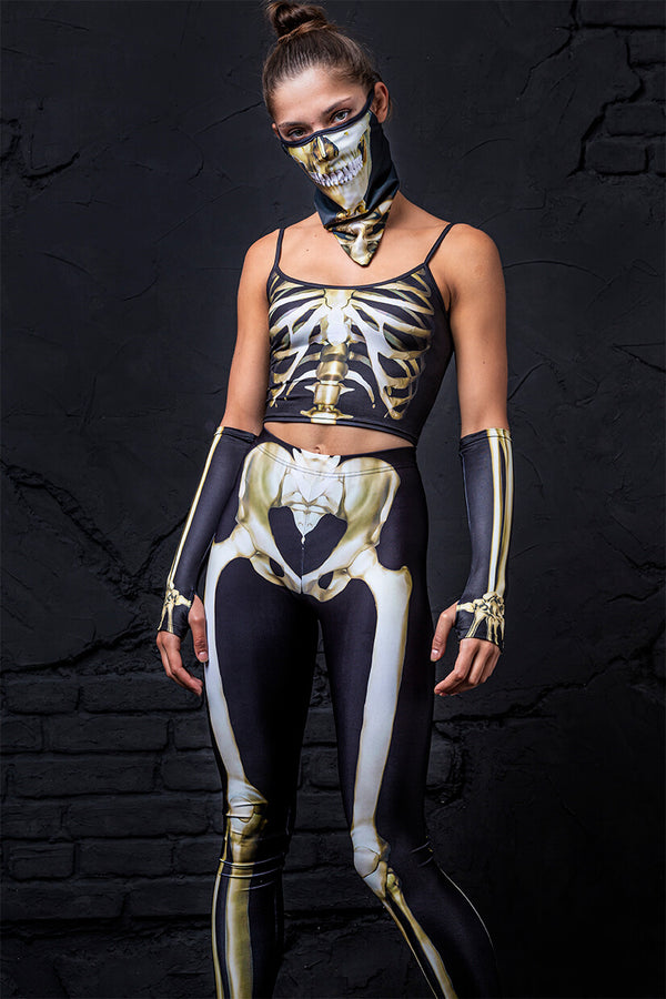 Graveyard Skelett Bandana Set