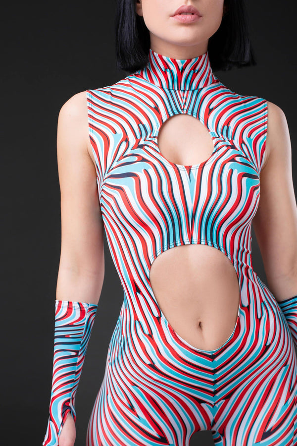Iris Keyhole Catsuit