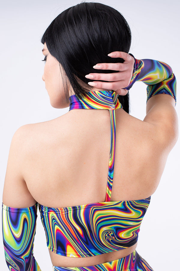 Abgegriffenes Liquid Tube Top