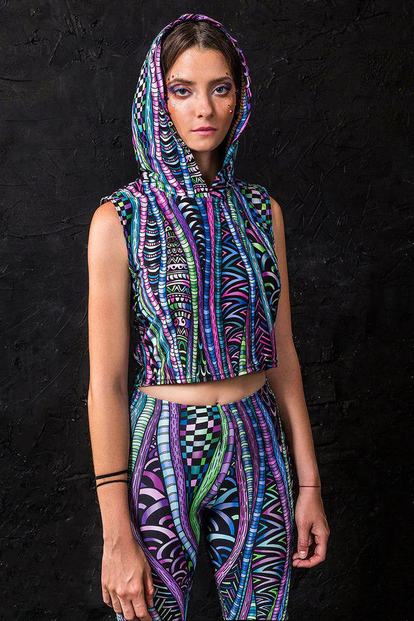 Psy Knots Kapuzenoberteil