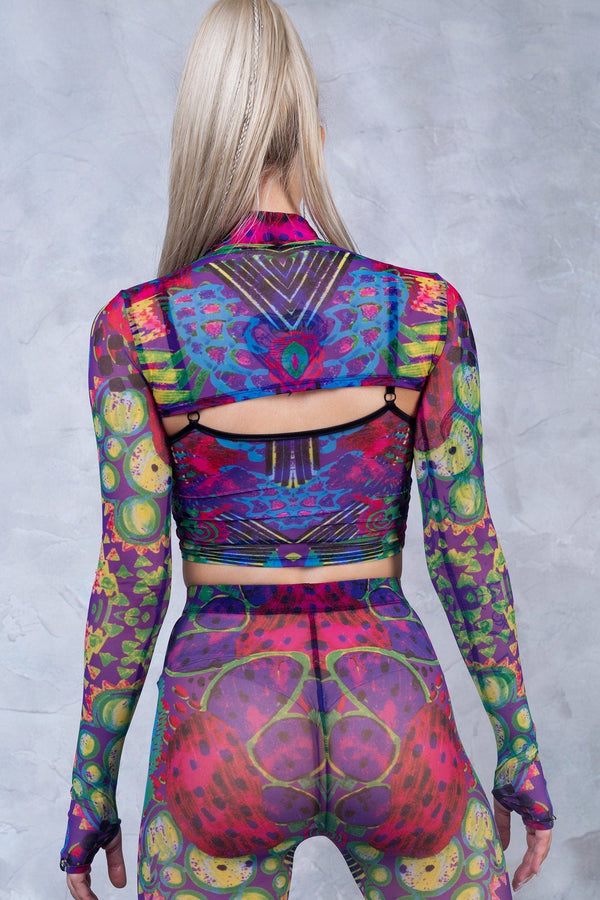 Vibeology Mesh 2-teiliger Shrug-Set