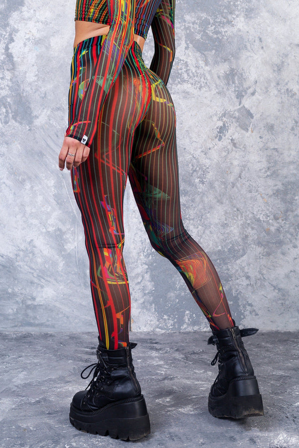 Simulationsnetz-Leggings