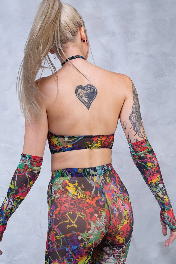 Splash Bell Bottom Top und Hosen-Set