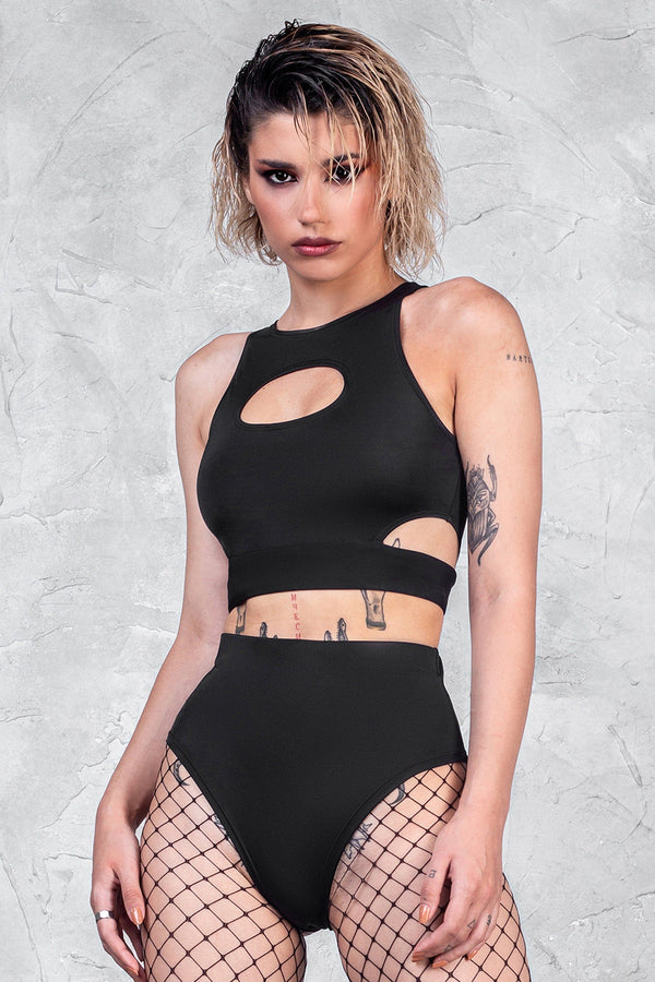 Back To Black Rave Shorts