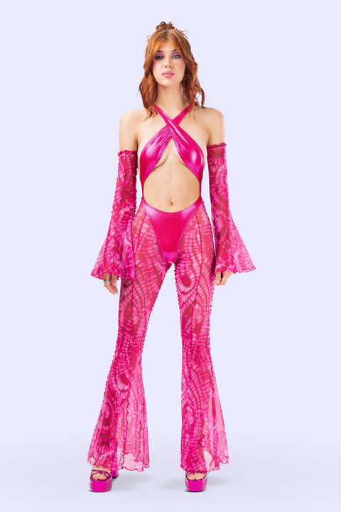 Glimmer Criss-Cross Romper